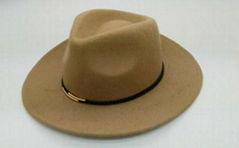 wide brim hat china wholesale wool felt custom women hat