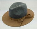 high quality women's wool felt homburg cap