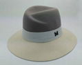 high quality wool felt homburg hat  1