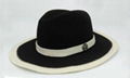 high quality girl's wool felt homburg