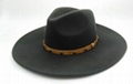 wool felt hat wide brim men hats fedora