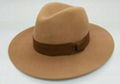 hotsale women and men wide brim wool felt homburg hat