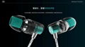 DZAT DR-20 Fashion in-ear Earbuds For iPhone With Mic clear bass 4