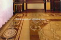 custom design and size hardwood parquet flooring medallions and borders 1