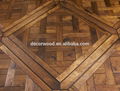 French style white oak solid wood parquet wood floor