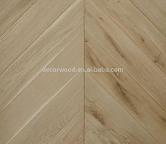 Chevron parquet engineered wood flooring