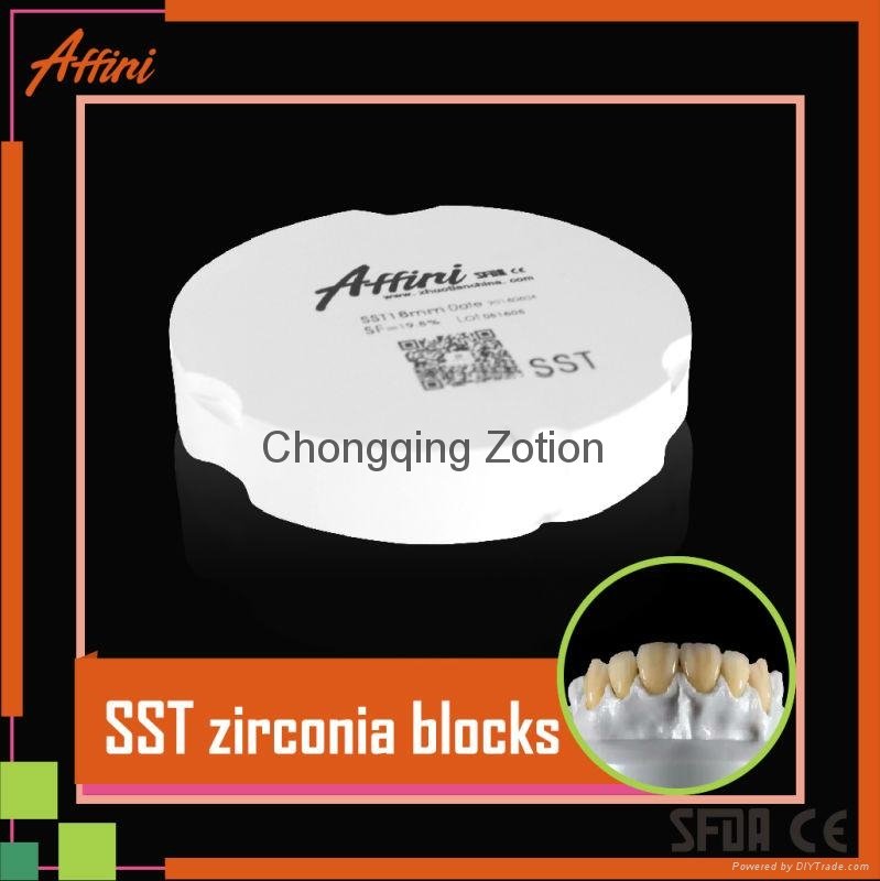 D95 Pre-Colored Zirconia Blanks CAD/CAM Zirconia Milling Discs Dental Zirconia D