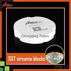 D95 Pre-Colored Zirconia Blanks CAD/CAM Zirconia Milling Discs Dental Zirconia D