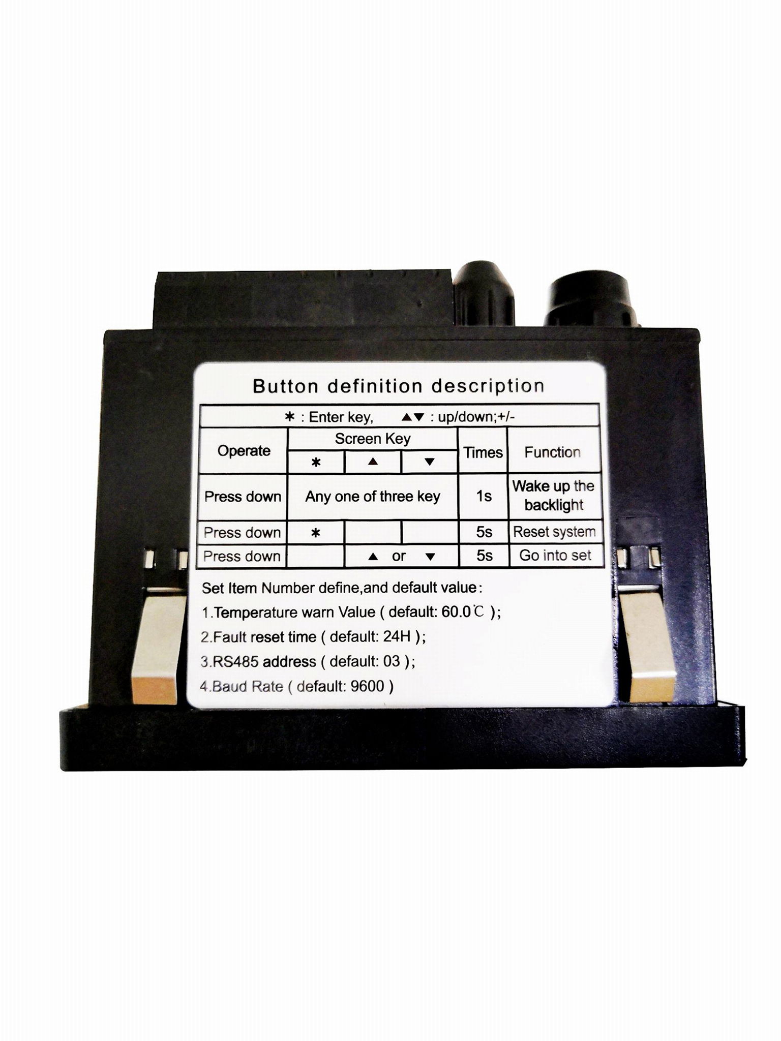 SNV-300 on-line monitor for cable temperature and faults 2