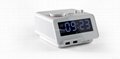 Homtime Bluetooth Speaker with FM Radio Alarm Clock and USB Charging Ports