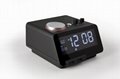 Homtime Bluetooth Speaker with FM Radio Alarm Clock and USB Charging Ports