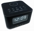 Stereo alarm clock radio  Bluetooth Speaker with Wireless charging with