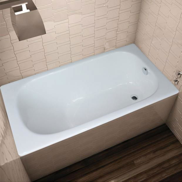 drop-in cast iron bathtub