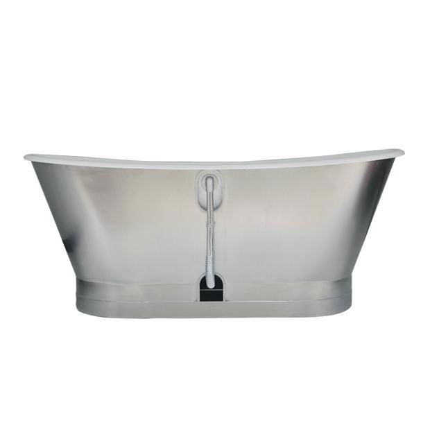 Cast Iron Tub with stainless steel skirt