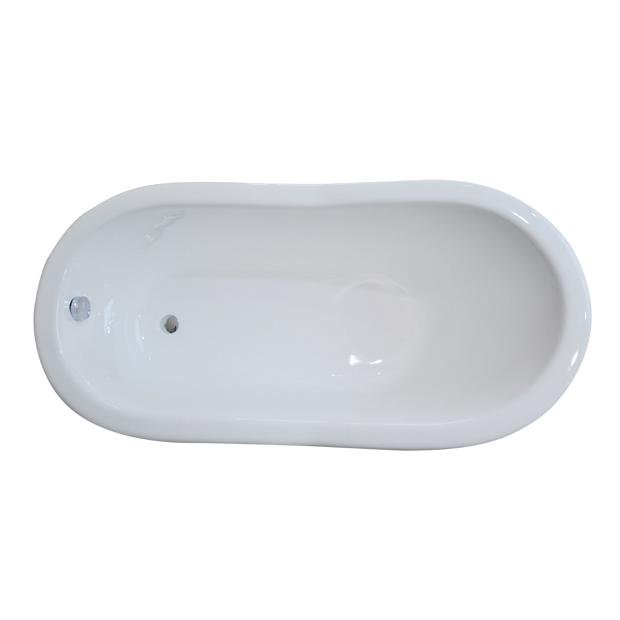Flat Rim Slipper Cast Iron Bath Tub