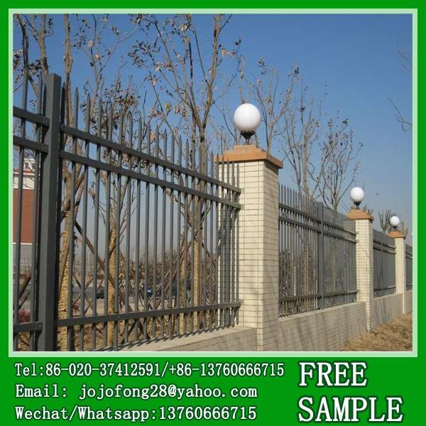 Backyard iron fencing design for residence community 2
