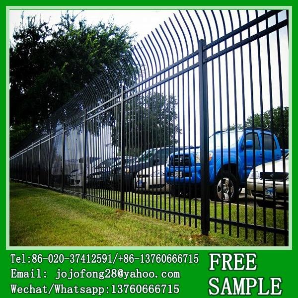 Backyard iron fencing design for residence community 3