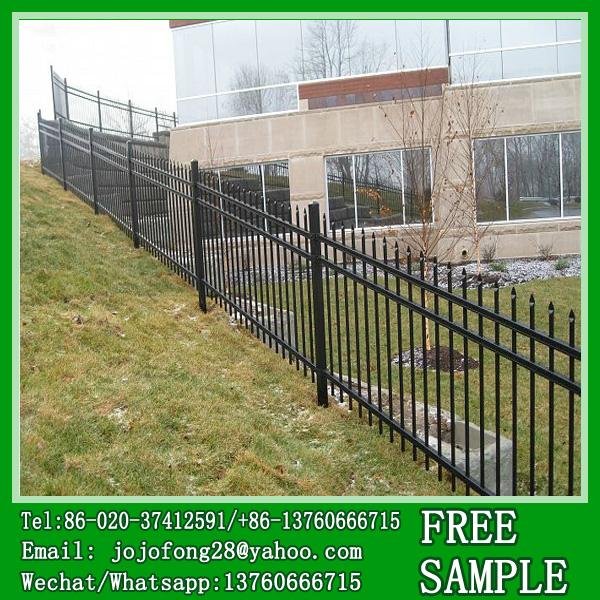 Backyard iron fencing design for residence community 5