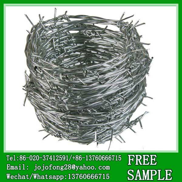 Hot galvanized twisted babred wire fencing cost