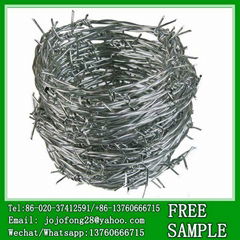 Hot galvanized twisted babred wire fencing cost