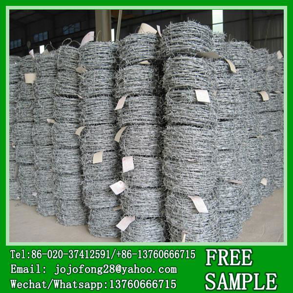 Hot galvanized twisted babred wire fencing cost 3