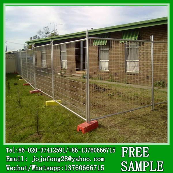 Guangzhou fencing factory welded mobile temporary fence panel 3