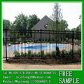 China suppier black matte using pool iron fencing for hotel 3