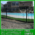 China suppier black matte using pool iron fencing for hotel 5