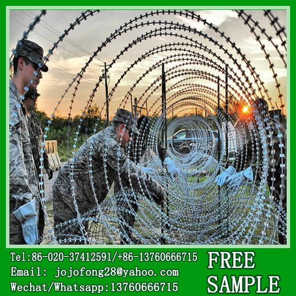 BTO-22 army force security mesh concertina razor barbed wire 3