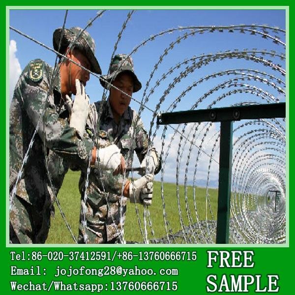 BTO-22 army force security mesh concertina razor barbed wire 5