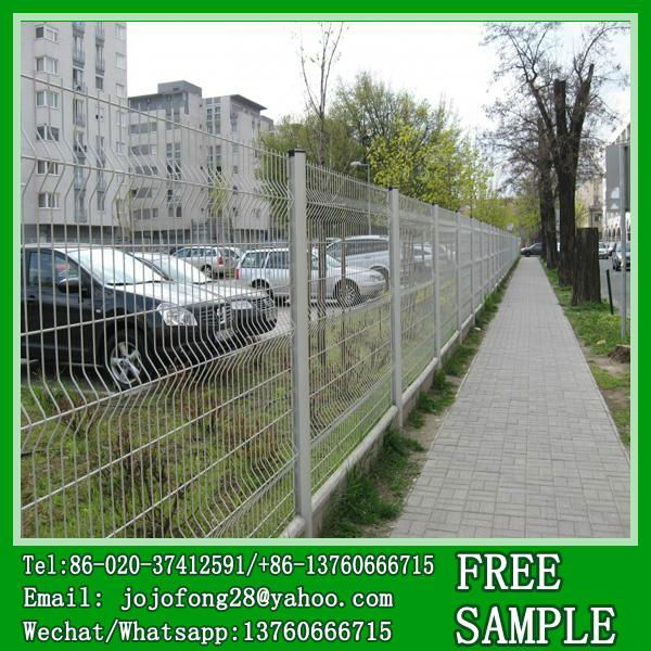 Nylofor 3D panels welded wire mesh fence with curved 3