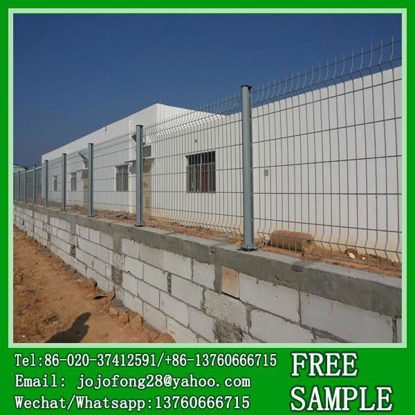 Nylofor 3D panels welded wire mesh fence with curved 4