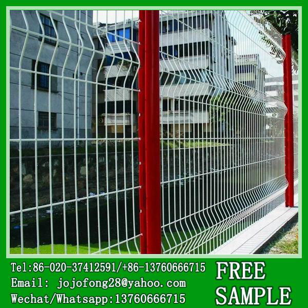 Ornamental PVC coated Welded Wire mesh fencing for boundary wall 2