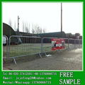 1.2m high Hot dipped galvanised steel crowd control barriers for export 1