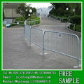 1.2m high Hot dipped galvanised steel crowd control barriers for export 2