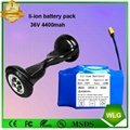36V 4.4AH 10s2p Lithium Battery pack 158WH Rechargeable Electric scooter