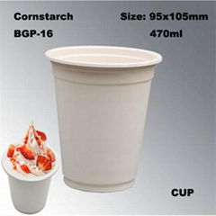 100% Degradation Disposable Compostable