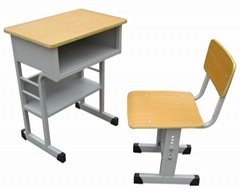 可升降学生课桌椅HX-K020
