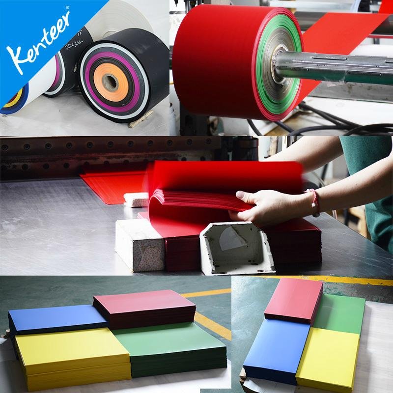 TPU heat transfer vinyl 12colors 21*29cm size for all type cutting machine 5
