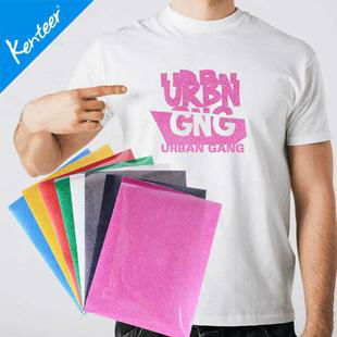 Kenteer good quality heat transfer vinyl for clothing with A4 size