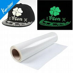 Kenteer low price glow in dark heat transfer vinyl for T-shirt