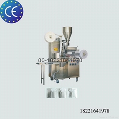 automatic tea bag with thread and tag packing machine