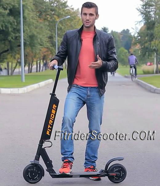 2017 Newly Designed Portable Electric Power Fitrider Scooter 3