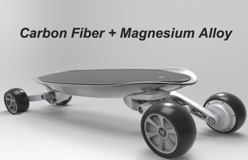 100% Original off road Electric Skateboard RxD Carbon Fiber HoverBoard  2