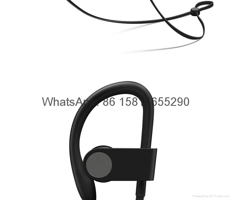 Wholesale good quality low price logo wireless bluetooth sport earphones  2