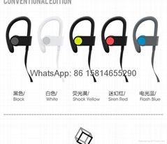 Wholesale good quality low price logo wireless bluetooth sport earphones