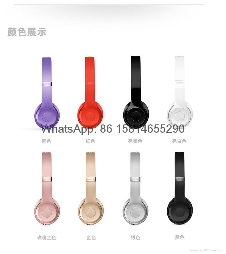 Wholesale best quality Good price logo wireless bluetooth headphones earphones  2