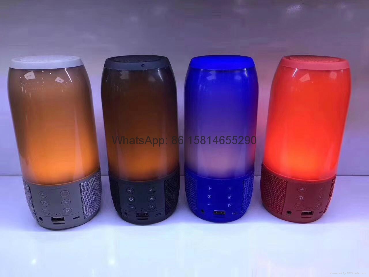 New wireless bluetooth pulse 3 sound box mini speaker with logo   2