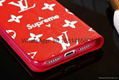 Hot selling supreme lv leather case for iphone 11 pro max xs max xr 7 7plus 8p