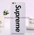 New Hot selling supreme cover case for iphone 6 6plus 7 7plus iphone 8 case